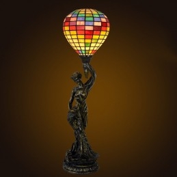25 cm Tiffany Glasfënsteren...