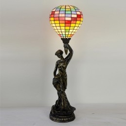 18 cm Tiffany Glasfënsteren...