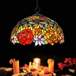 40 cm 1 Liicht Rose Tiffany...