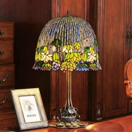 45 cm Tiffany Glasfënsteren...