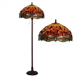 45 cm Tiffany Glasfënsteren...