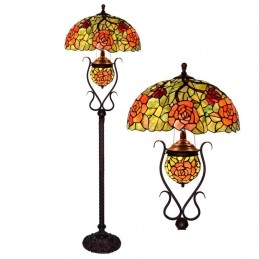 45 cm Tiffany Glasfënsteren...