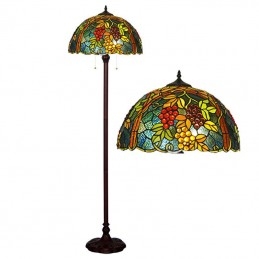 43 cm Tiffany Glasfënsteren...
