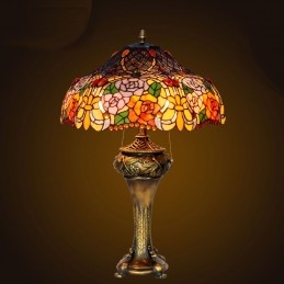 45 cm Tiffany Glasfënsteren...