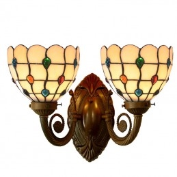 Tiffany Stained Glass Mauer...