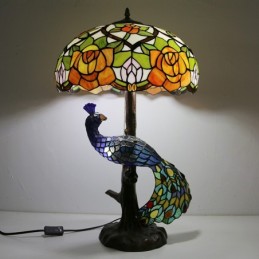 16 Zoll Rose Stained Glass...