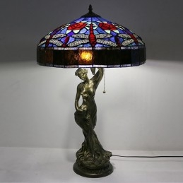 Tiffany Stil Tischlampe...