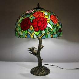 Rose Blummen Tiffany Stil...