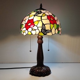 Tiffany Lampe Rot...